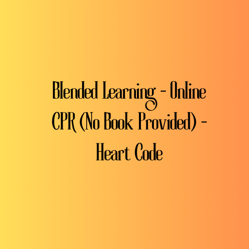 Grey and Black Minimalist Simple Modern Gaze Creative Studio Logo (4) Blended Learning - Online CPR (No Book Provided) - Heart Code
